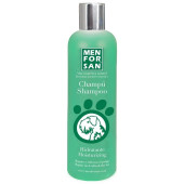 Шампоан за кучета MEN FOR SAN Moisturizing shampoo - с овлажняващо и възстановяващо действие, с аромат на зелена ябълка 300 мл.